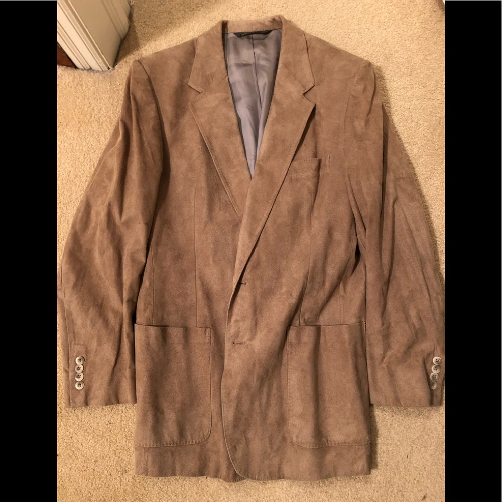 Vintage Christian Dior Monsieur Tan Suede Jacket Size L